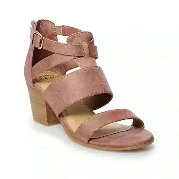 Like New Sonoma Goods For Life® Corinne Women's Sandals Block Heel Size 9 1/2 M - Picture 1 of 13